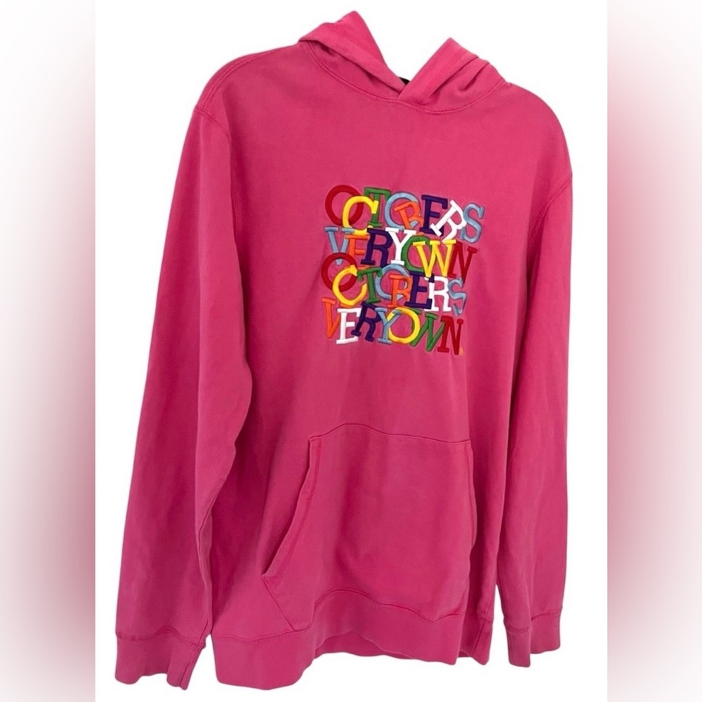 OVO-October's Very Own Rainbow Letter Hoodie Size S